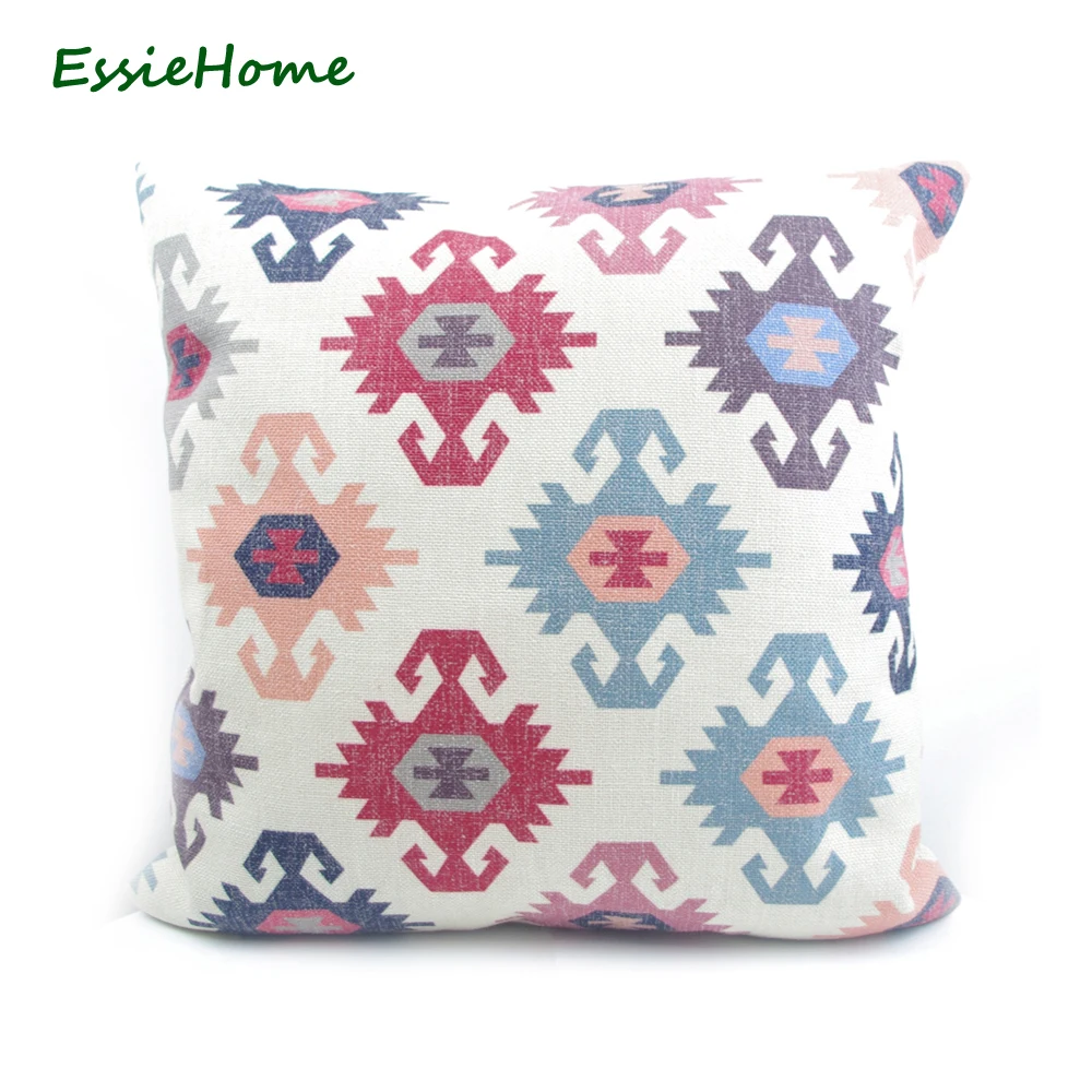 ESSIE HOME High-End Digital Print Beige Turkish Ethnic Kilim Pattern Pillow Case Cushion Cover For Sofa Vintage Look Home Decora
ESSIE HOME High-End Digital Print Beige Turkish Ethnic Kilim Pattern Pillow Case Cushion Cover For Sofa Vintage Look Home Decora