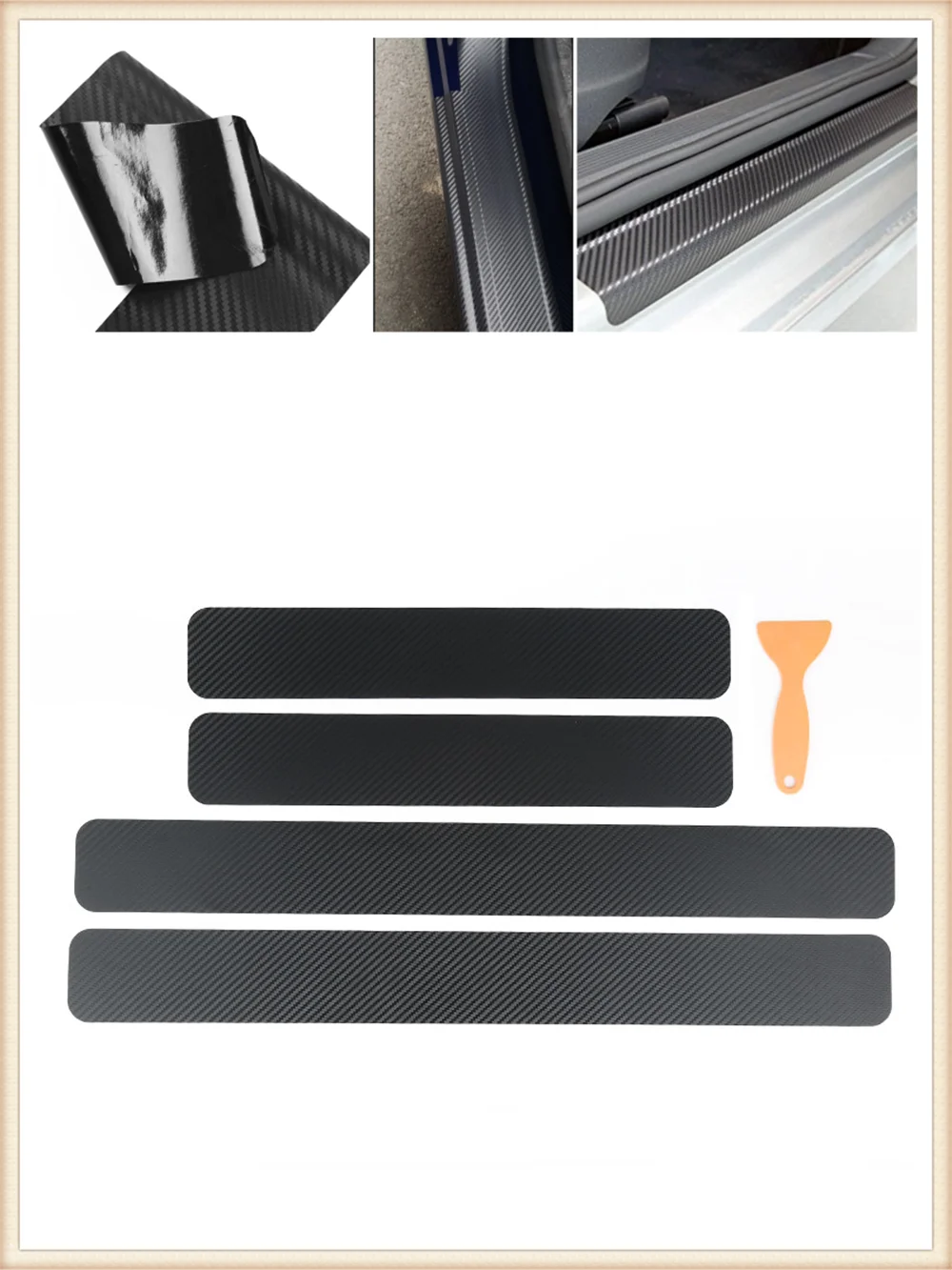 4 pieces of car shape carbon fiber door edge scratch protection film for Mercedes Benz ML500 ML350 GL450 B200 B150 CLK63 R F700
4 pieces of car shape carbon fiber door edge scratch protection film for Mercedes Benz ML500 ML350 GL450 B200 B150 CLK63 R F700