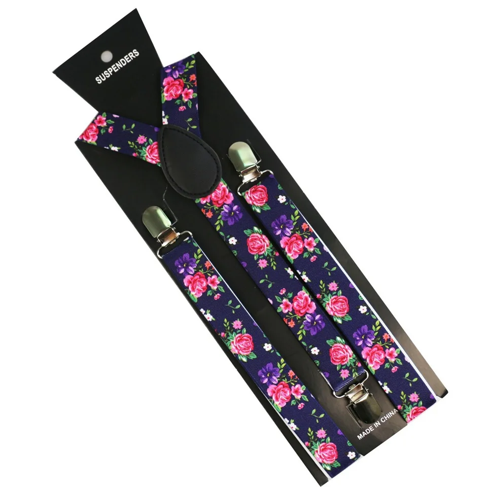 Winfox New Purple Pink Flower Floral Print Adjustable Mens Womens Unisex Clip-on Suspenders Unisex Elastic Y-Shape Braces
Winfox New Purple Pink Flower Floral Print Adjustable Mens Womens Unisex Clip-on Suspenders Unisex Elastic Y-Shape Braces