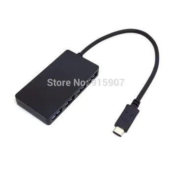 Jimier USB 3.1 USB-C Type C Multiple 4 Port Hub Adapter Support Windows 8 MacOS for PC Laptop Tablet Mac book
Jimier USB 3.1 USB-C Type C Multiple 4 Port Hub Adapter Support Windows 8 MacOS for PC Laptop Tablet Mac book