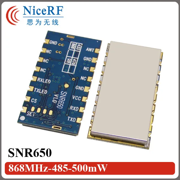 2pcs/pack 500mW 868MHz RS485 Interface Embedded Network Node Module SNR650 With Spring Antenna
2pcs/pack 500mW 868MHz RS485 Interface Embedded Network Node Module SNR650 With Spring Antenna