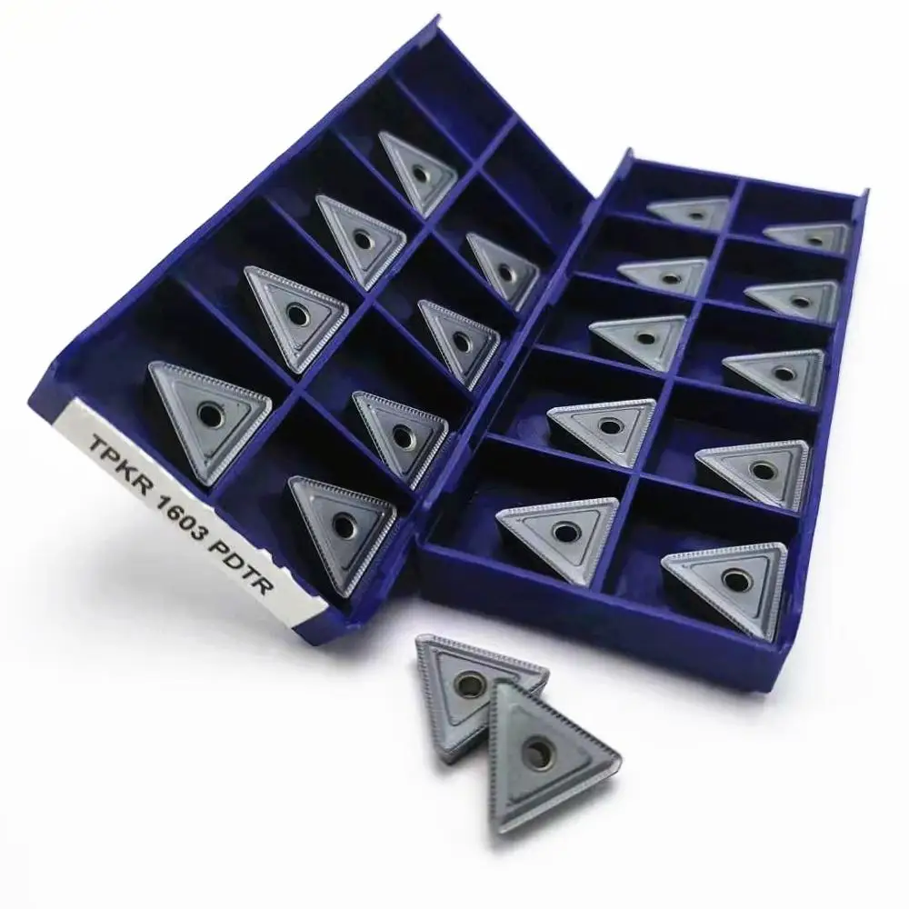 Tungsten Carbide TPKN/TPKR1603 PDTR LT30 Milling Turning Tool Carbide Insert Lathe Tool TPKR1603 pdtr Milling Tool CNC Tool
Tungsten Carbide TPKN/TPKR1603 PDTR LT30 Milling Turning Tool Carbide Insert Lathe Tool TPKR1603 pdtr Milling Tool CNC Tool