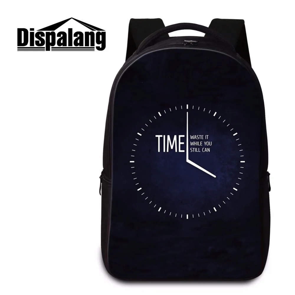 Dispalang clock pattern men fashion notebook backpack casual laptop shoulder bag for boys high class students big size bookbag
Dispalang clock pattern men fashion notebook backpack casual laptop shoulder bag for boys high class students big size bookbag
