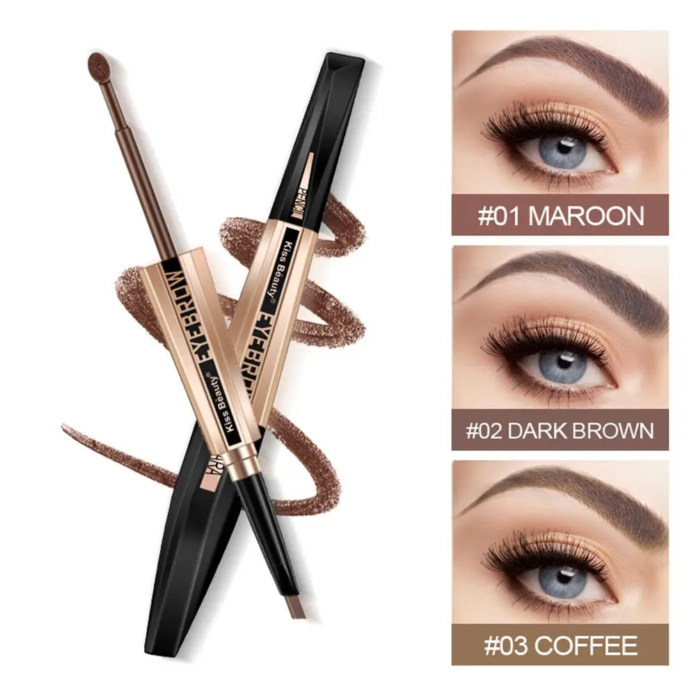 3 Color Double Ended Eyebrow Pencil Waterproof Double Round With Brush Long Lasting Professional Fine Sketch Eye Brow Pencil
3 Color Double Ended Eyebrow Pencil Waterproof Double Round With Brush Long Lasting Professional Fine Sketch Eye Brow Pencil