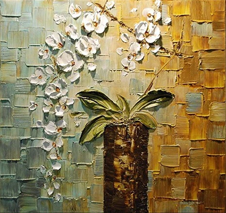 Beauty of Life 100% Hand-painted Modern Canvas Wall Art Floral Oil Paintings on Canvas Art for Home Decorations Art Work
Beauty of Life 100% Hand-painted Modern Canvas Wall Art Floral Oil Paintings on Canvas Art for Home Decorations Art Work