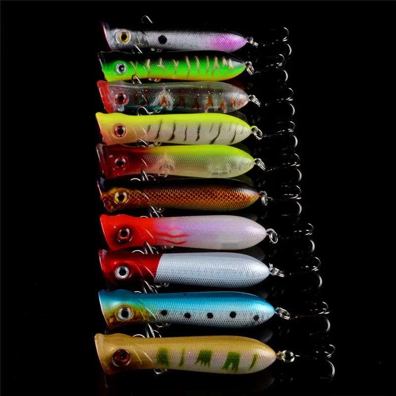 10pcs Fishing Lures 10 colors Popper Lure 8cm 12g fishing bait 6# high carbon steel hooks fishing tackle
10pcs Fishing Lures 10 colors Popper Lure 8cm 12g fishing bait 6# high carbon steel hooks fishing tackle