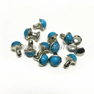 DIY100PCS 8mm Blue Turquoise Crack Rivets Leather Craft Punk Studs Accessories Shipping Free
DIY100PCS 8mm Blue Turquoise Crack Rivets Leather Craft Punk Studs Accessories Shipping Free