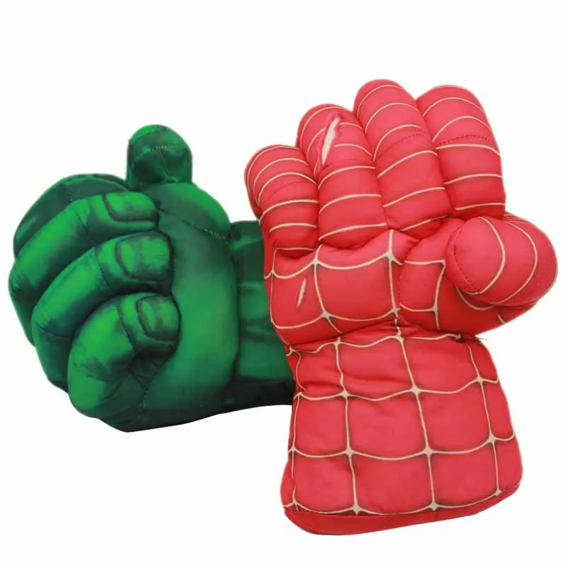 1pcs 25cm Marvel The Avengers Spider Man Hulk Plush Boxing Gloves Spiderman Hulk Plush Toys Gloves for Children Boys Gift 
1pcs 25cm Marvel The Avengers Spider Man Hulk Plush Boxing Gloves Spiderman Hulk Plush Toys Gloves for Children Boys Gift