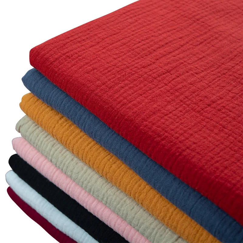 Double cotton linen fabric Soft baby cloth dress Bamboo crepe slub fashion clothing DIY sewing craft material 130*50cm
Double cotton linen fabric Soft baby cloth dress Bamboo crepe slub fashion clothing DIY sewing craft material 130*50cm
