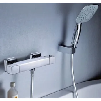 High Quality Bathroom Handheld Shower Head Thermostatic Wall Mounted Brass Mixer Valve with Hand Sprayer Set Chrome Chuveiro
High Quality Bathroom Handheld Shower Head Thermostatic Wall Mounted Brass Mixer Valve with Hand Sprayer Set Chrome Chuveiro