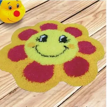 DIY Carpet Rug Smile Sun Flowers Latch Hook Rug Crocheting Tapestry Sofa Decor Cushion Set for Embroidery Unfinished Floor Mat
DIY Carpet Rug Smile Sun Flowers Latch Hook Rug Crocheting Tapestry Sofa Decor Cushion Set for Embroidery Unfinished Floor Mat