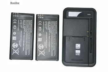 Ronlibw 2Pcs 2500mAh 9.5Wh BV-T5C / BV T5C BVT5C Replacement Battery+Charger For Nokia Microsoft Lumia 640 Lumia640 RM-1073
Ronlibw 2Pcs 2500mAh 9.5Wh BV-T5C / BV T5C BVT5C Replacement Battery+Charger For Nokia Microsoft Lumia 640 Lumia640 RM-1073