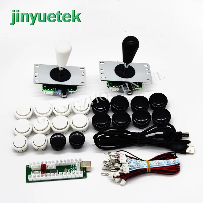 Arcade button joystick DIY kit with USB encoder 8-way arcade joystick and 20 Sanhe buttons support Android Raspberry Pi PS3
Arcade button joystick DIY kit with USB encoder 8-way arcade joystick and 20 Sanhe buttons support Android Raspberry Pi PS3