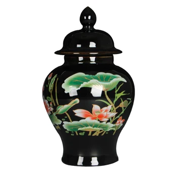 Jingdezhen Mirror Black Glaze General Tank Jar Ceramic Tank Tea Caddy Storage Tank
Jingdezhen Mirror Black Glaze General Tank Jar Ceramic Tank Tea Caddy Storage Tank