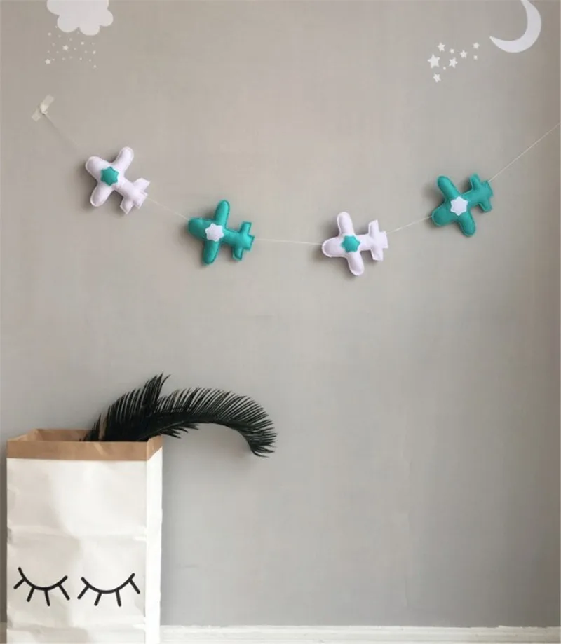 Cute Nursery Airplane Felt Harlands Party Banner Kids Room Nursery Hanging Wall Decor Christmas Baby Shower Bunting Ornament
Cute Nursery Airplane Felt Harlands Party Banner Kids Room Nursery Hanging Wall Decor Christmas Baby Shower Bunting Ornament
