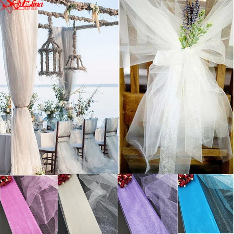 48CM*5M Organza Curtains Snow Yarn Gauze Element Sheer Crystal Silk Flower Tutu Arches Party Wedding Decoration Supplies 6ZSH015
48CM*5M Organza Curtains Snow Yarn Gauze Element Sheer Crystal Silk Flower Tutu Arches Party Wedding Decoration Supplies 6ZSH015
