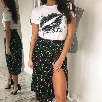 2019 Summer Party Skirts Women Sexy Split Vintage Leopard Print High Waist Long Skirts Streetwear Fashion Casual Women Skirts
2019 Summer Party Skirts Women Sexy Split Vintage Leopard Print High Waist Long Skirts Streetwear Fashion Casual Women Skirts