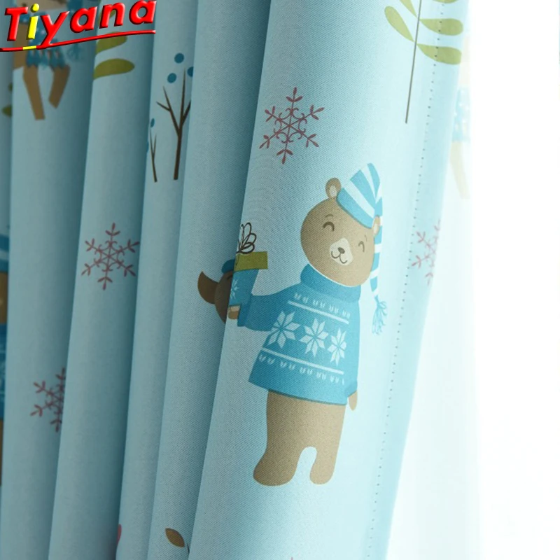 Blue Christmas Curtain Green Sheer Semi blackout Curtains For Living Room Modern Printed Cartoon Window Curtains Tulle WP029 *30
Blue Christmas Curtain Green Sheer Semi blackout Curtains For Living Room Modern Printed Cartoon Window Curtains Tulle WP029 *30