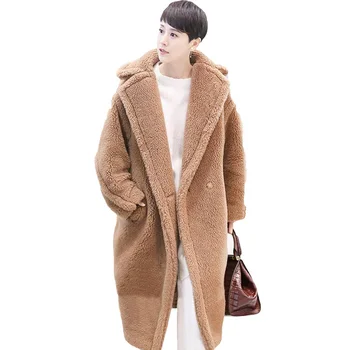2018 Autumn Winter New Lamb Fur Thicken Woolen Coats Long Loose Wool Blend Jacket Fashion Women Parkas YP1199
2018 Autumn Winter New Lamb Fur Thicken Woolen Coats Long Loose Wool Blend Jacket Fashion Women Parkas YP1199