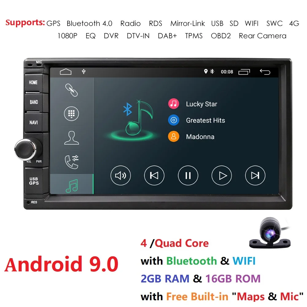 2 Din Android Car GPS Stereo Player/2x Bluetooth & aptX & IPS Display/A6Y2721PRB//Indash Multimedia Radio/WiFi USB
2 Din Android Car GPS Stereo Player/2x Bluetooth & aptX & IPS Display/A6Y2721PRB//Indash Multimedia Radio/WiFi USB