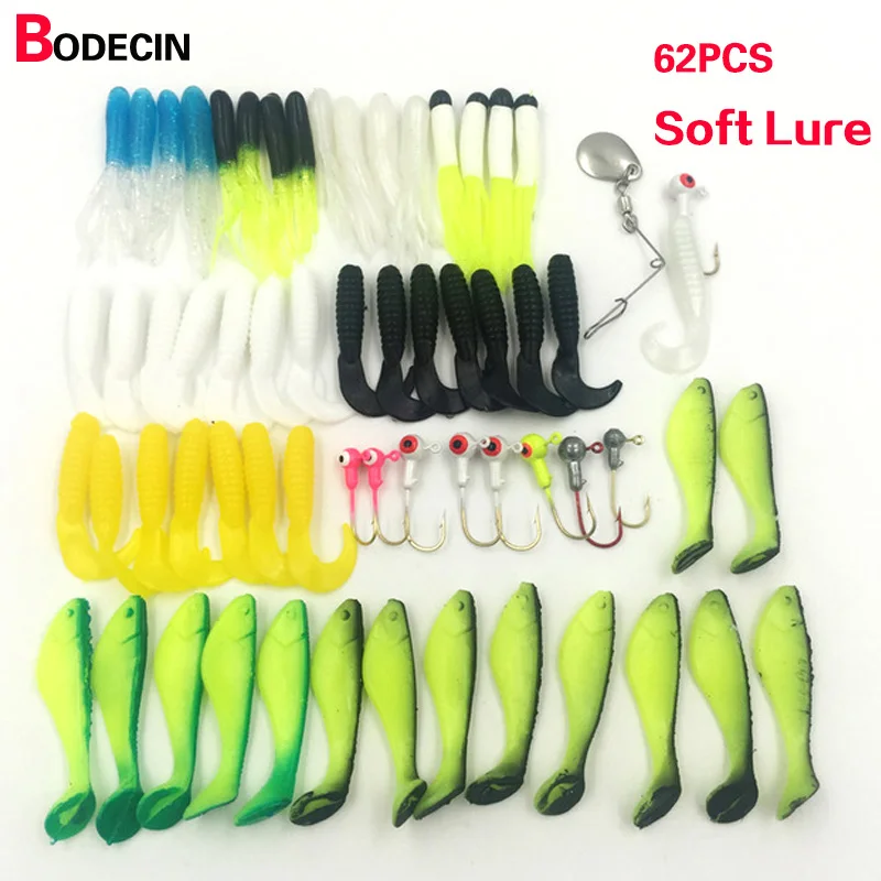 62pcs Fly Fishing Lure Tackle Lures Soft Baits Silicone Bait Carp Accessories Set China Silicon Pond Mixed Fish Artificial Carp
62pcs Fly Fishing Lure Tackle Lures Soft Baits Silicone Bait Carp Accessories Set China Silicon Pond Mixed Fish Artificial Carp