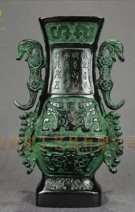 Китайские Бронзы Народной скульптуры, Shuanglong Zun, украшение высотой 19 см, украшения для всей семьи
Китайские Бронзы Народной скульптуры, Shuanglong Zun, украшение высотой 19 см, украшения для всей семьи