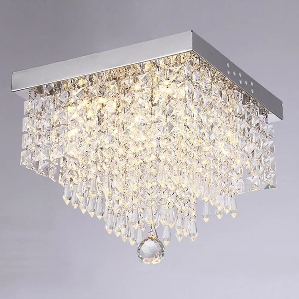 Modern square crystal ceiling lamp LED lamps restaurant corridor LED Ceiling Lights led lustre light
Modern square crystal ceiling lamp LED lamps restaurant corridor LED Ceiling Lights led lustre light