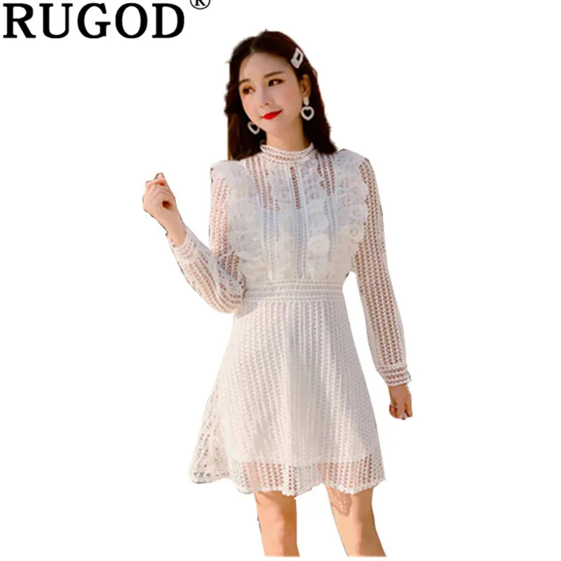 RUGOD 2019 new Spring Plaid Perspective Dress women Fashion Slim Ruffles long sleeve office lady Sexy midi Dress kleding vrouwen
RUGOD 2019 new Spring Plaid Perspective Dress women Fashion Slim Ruffles long sleeve office lady Sexy midi Dress kleding vrouwen