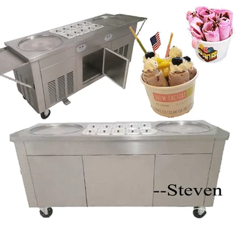 Double round pan CBJY-2D10A fried ice cream machine with 10 topping tanks fry ice cream machine
Double round pan CBJY-2D10A fried ice cream machine with 10 topping tanks fry ice cream machine