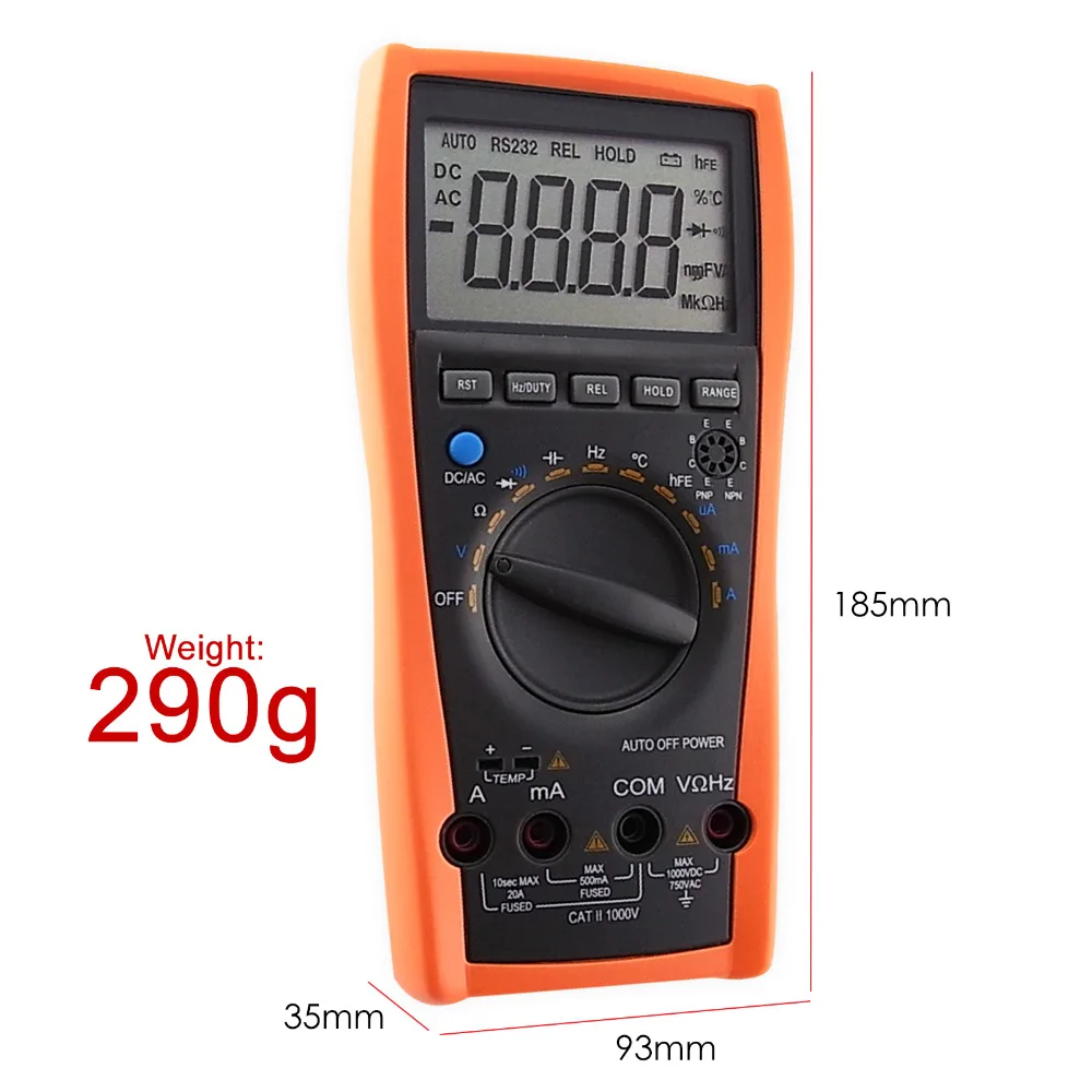 gain-express-gainexpress-Multimeter-VC-97-Dimension