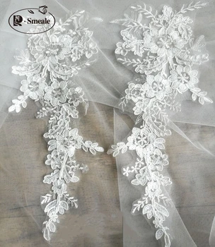 10PCS Ivory white pair of flowers Wedding dress wedding shoes, veil accessories sequin lace fabric RS792
10PCS Ivory white pair of flowers Wedding dress wedding shoes, veil accessories sequin lace fabric RS792
