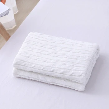 Knitting Throw Blankets Solid Color Cotton Soft Sofa Blanket Handmade Bed Bedspreads Portable Travel Cover Blanket Festival Gift
Knitting Throw Blankets Solid Color Cotton Soft Sofa Blanket Handmade Bed Bedspreads Portable Travel Cover Blanket Festival Gift