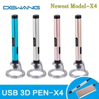 DEWANG 3D Pen Scribble Pen PLA ABS Filament 3D Printer Pen Birthday Gift ABS 3D Pencil Lapiz 3D Printing Pen for School Gadget image