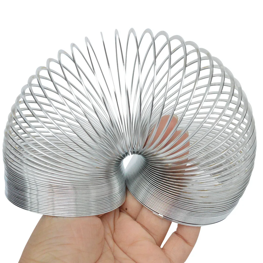 ZH 1PC Finger Metal Rainbow Circle Slinky Magic Circle Decompression Magic Circle Children's Educational Toys Elastic
ZH 1PC Finger Metal Rainbow Circle Slinky Magic Circle Decompression Magic Circle Children's Educational Toys Elastic