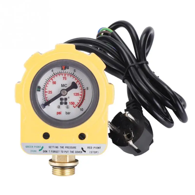 220V Pressure Control Switch 10 Bar Pressure Controller Unit Electronic Switch For Water Pump EU Plug
220V Pressure Control Switch 10 Bar Pressure Controller Unit Electronic Switch For Water Pump EU Plug