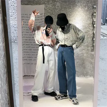 Fashion 2019 Women Vintage High Waist Straight Jeans Streetwear Hip Hop Denim Pants Casual Loose Japanese Rap Trouser
Fashion 2019 Women Vintage High Waist Straight Jeans Streetwear Hip Hop Denim Pants Casual Loose Japanese Rap Trouser