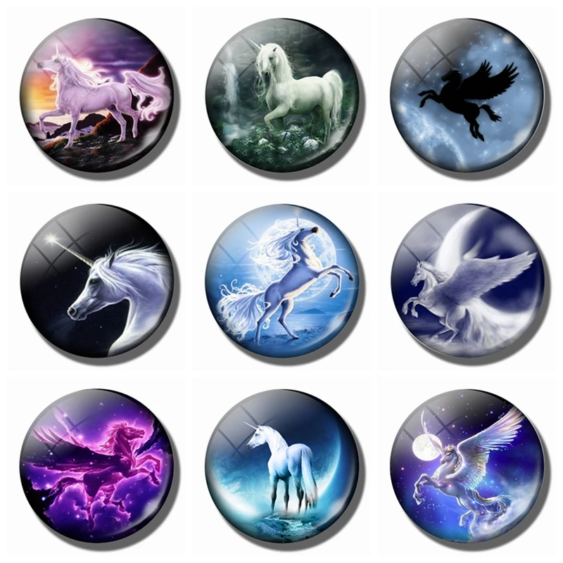 Unicorn Magnet Fridge Notes Message Horse 30 MM Glass Dome Decorative Refrigerator Magnets Animals Magnetic Stickers Home Decor
Unicorn Magnet Fridge Notes Message Horse 30 MM Glass Dome Decorative Refrigerator Magnets Animals Magnetic Stickers Home Decor