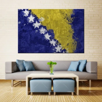 Forbeauty Canvas Painting Wall Art Bosnia_and_herzegovina_flag_color_texture_stars_spots Spray Printing Waterproof Oil Paintings
Forbeauty Canvas Painting Wall Art Bosnia_and_herzegovina_flag_color_texture_stars_spots Spray Printing Waterproof Oil Paintings