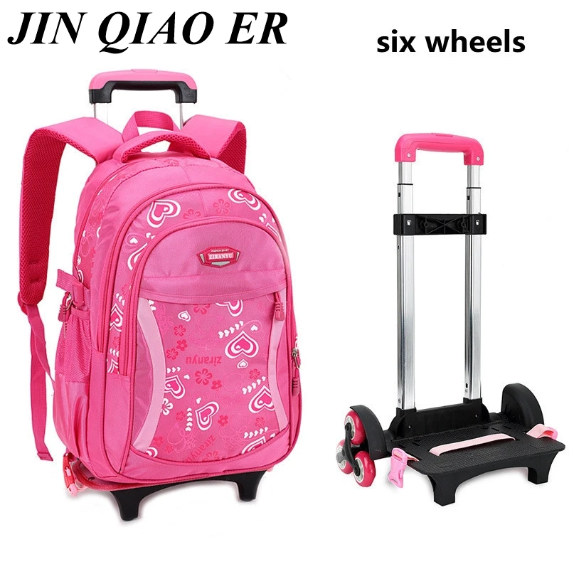 2019 Kids Six-wheel Travel Trolley Backpack Fashion Cute Heart-shaped Pattern School Bag Detachable Rolling Backpack For Girls
2019 Kids Six-wheel Travel Trolley Backpack Fashion Cute Heart-shaped Pattern School Bag Detachable Rolling Backpack For Girls