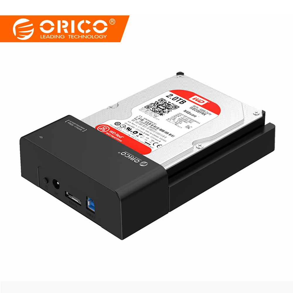 

ORICO 2.5 / 3.5 inch USB3.0 & SATA Hard Drive Dock SATA External Hard Disk Drive Docking Station HDD SSD Enclosure Box