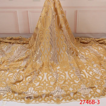 African Lace Fabric High Quality African Tulle Lace Fabric With Sequins Velvet French Net Lace For Women Party Dress GD2746B-3
African Lace Fabric High Quality African Tulle Lace Fabric With Sequins Velvet French Net Lace For Women Party Dress GD2746B-3