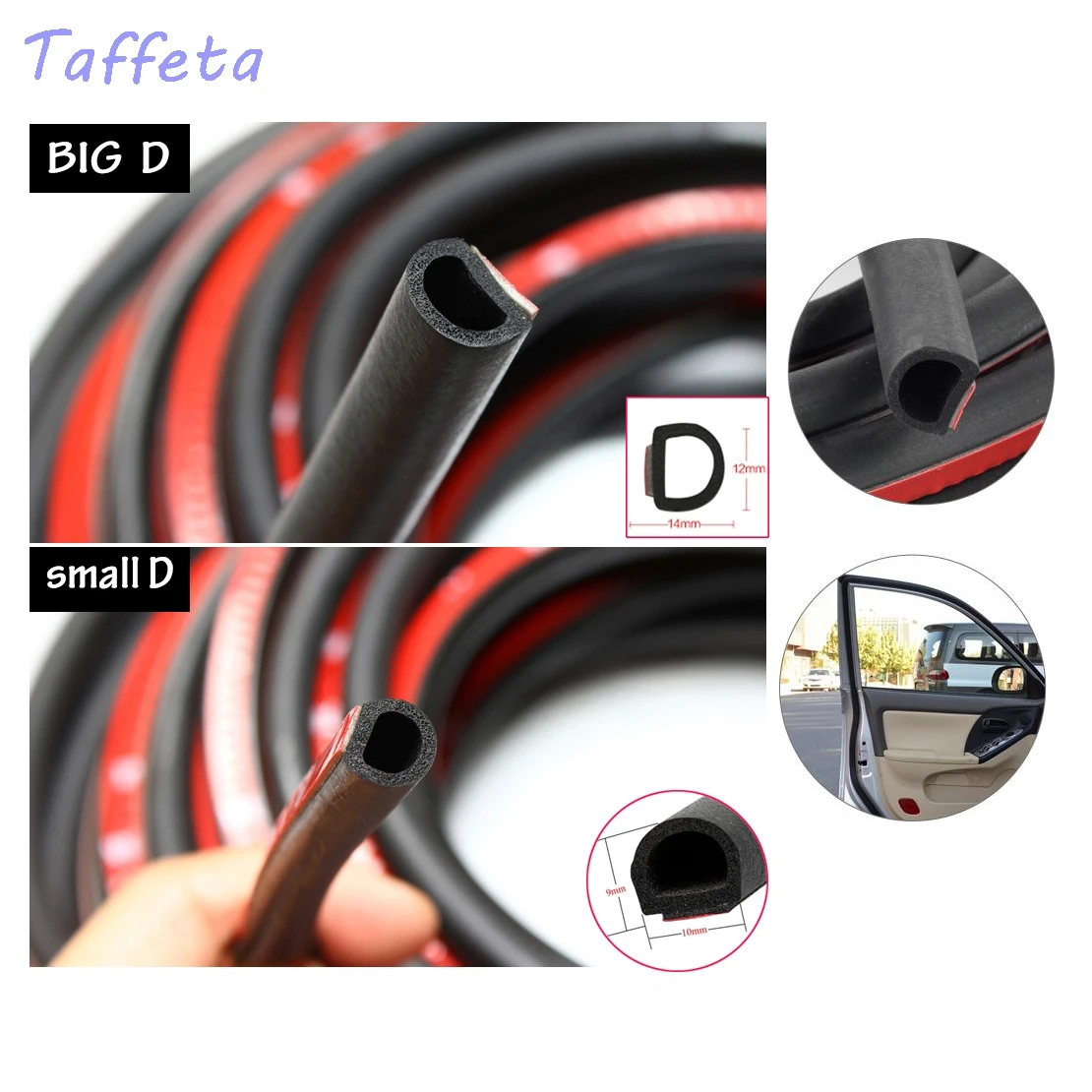 2meters Small D type Car Truck Door Small D-shape Rubber Seal Weather Strip OEM Hollow Universal
2meters Small D type Car Truck Door Small D-shape Rubber Seal Weather Strip OEM Hollow Universal