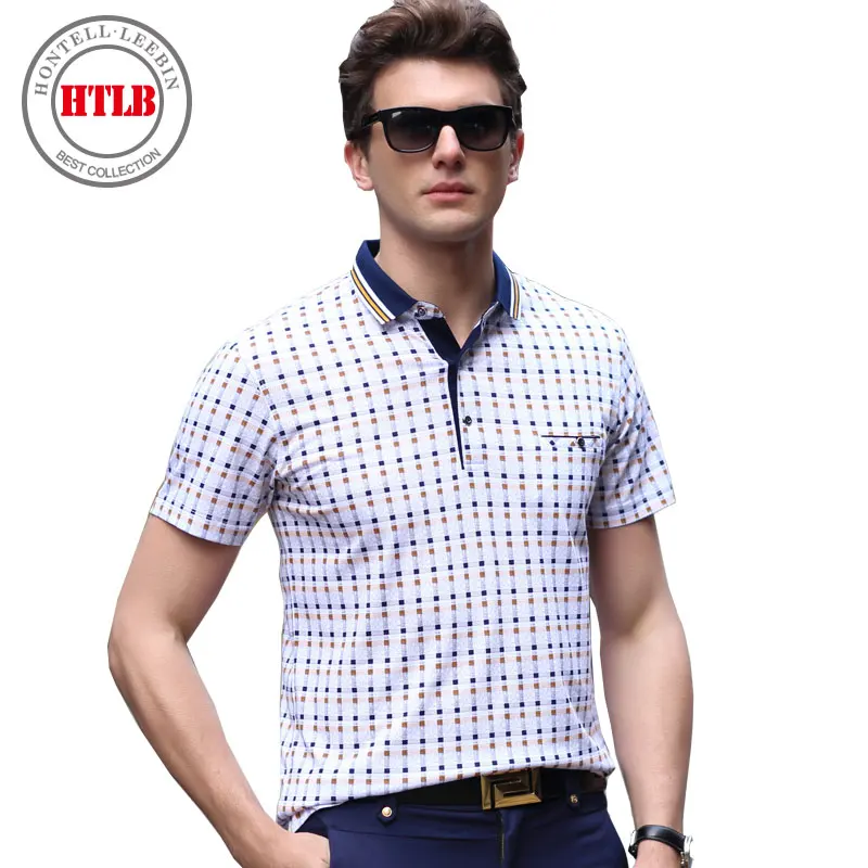 HTLB Brand Business Polo Shirts Men Comfortable Casual Plaid Contrast Color Anti-wrinkle Classic Fashion Male Polo Free Shipping
HTLB Brand Business Polo Shirts Men Comfortable Casual Plaid Contrast Color Anti-wrinkle Classic Fashion Male Polo Free Shipping