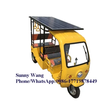 Commercial 6-7 passengers electric tricycle/cart/truck with solar panels
Commercial 6-7 passengers electric tricycle/cart/truck with solar panels