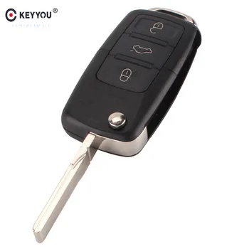 KEYYOU 3 Buttons Flip Folding Car Key Shell Replacement Car Key Case Cover for VW Volkswagen Jetta Golf Passat Beetle Polo Bora
KEYYOU 3 Buttons Flip Folding Car Key Shell Replacement Car Key Case Cover for VW Volkswagen Jetta Golf Passat Beetle Polo Bora