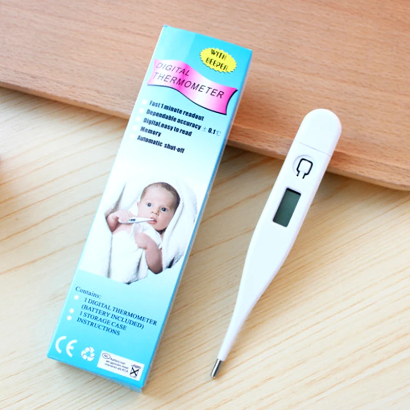 Image Baby Kids LCD Display Digital Thermometer For Children Adult Oral Rectal Armpit Child Thermometers Household Digital Thermometer