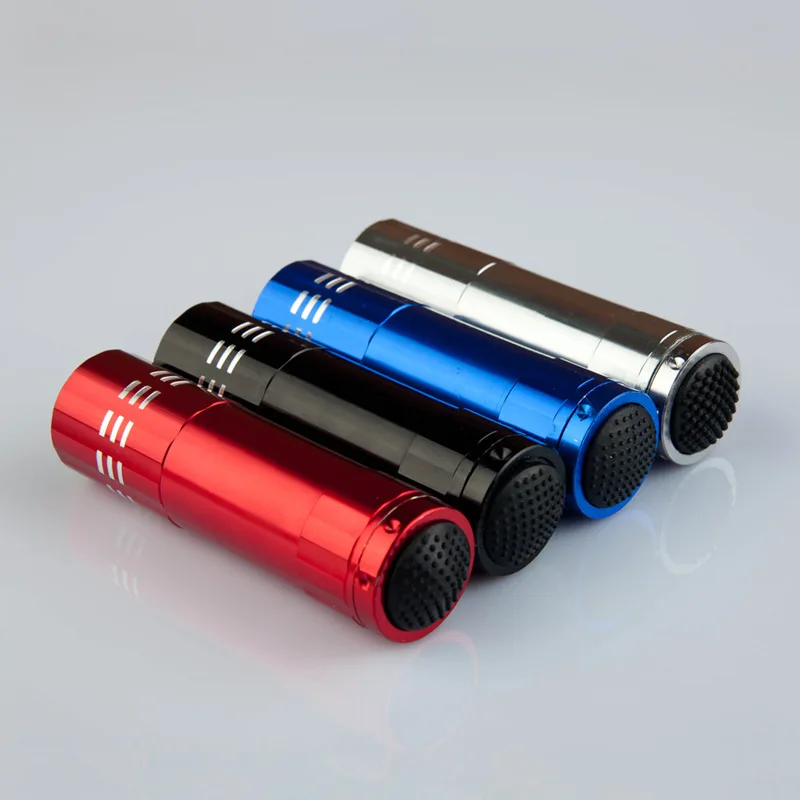 200pcs/lot Mini Aluminum 9 LED Flashlight Ultraviolet Lamp Torches Penlight LED Flashlight supply by 3AAA battery
200pcs/lot Mini Aluminum 9 LED Flashlight Ultraviolet Lamp Torches Penlight LED Flashlight supply by 3AAA battery