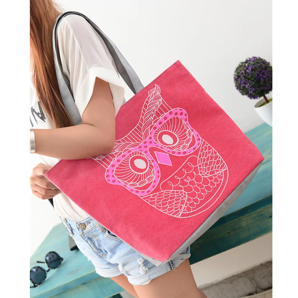 Women bag 2018 Fashion Lady Owl Shopping Handbag Shoulder Canvas Bag Tote Purse Beach Bag large Shoulder bag bolsos mujer #75
Women bag 2018 Fashion Lady Owl Shopping Handbag Shoulder Canvas Bag Tote Purse Beach Bag large Shoulder bag bolsos mujer #75