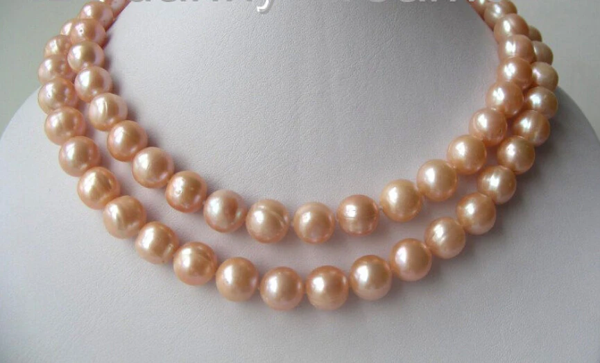 shipping GENUINE 32" big 11mm round pink freshwater cultured pearls necklace n392
shipping GENUINE 32" big 11mm round pink freshwater cultured pearls necklace n392