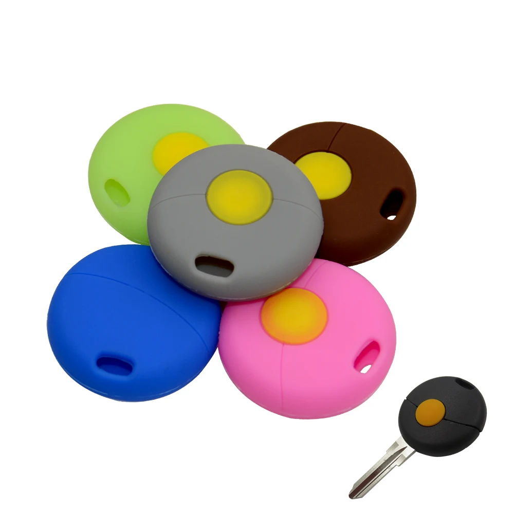 High Quality Soft Silicone Car Key Cover Case Fob Holder Protector For Mercedes Benz Smart Fortwo 450 Car Forfour 1 Buttons
High Quality Soft Silicone Car Key Cover Case Fob Holder Protector For Mercedes Benz Smart Fortwo 450 Car Forfour 1 Buttons